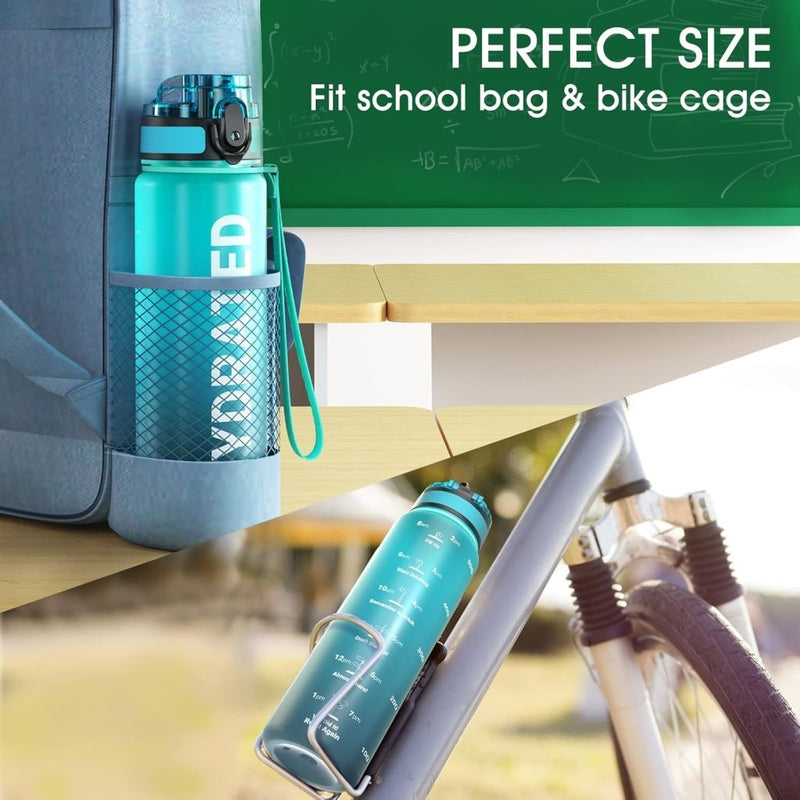 Laad afbeelding in Galerijviewer, 💧 Altijd gehydrateerd met deze BPA - vrije sportdrinkfles van 500 ml! - happygetfit.com
