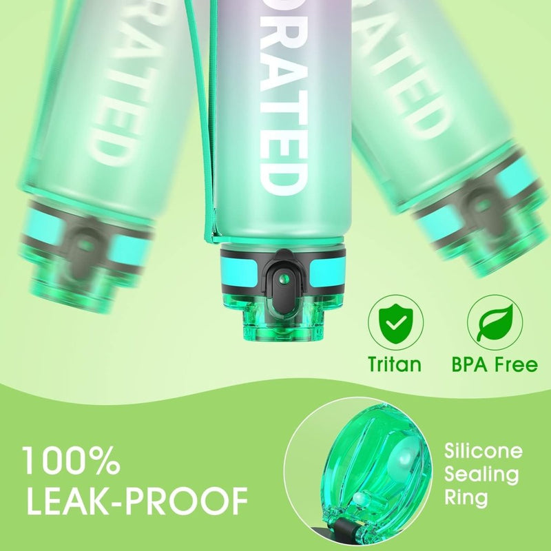 Laad afbeelding in Galerijviewer, 💧 Altijd gehydrateerd met deze BPA - vrije sportdrinkfles van 500 ml! - happygetfit.com
