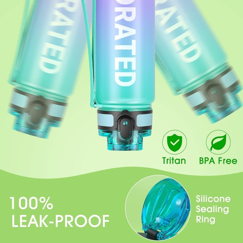 Laad afbeelding in Galerijviewer, 💧 Altijd gehydrateerd met deze BPA - vrije sportdrinkfles van 500 ml! - happygetfit.com
