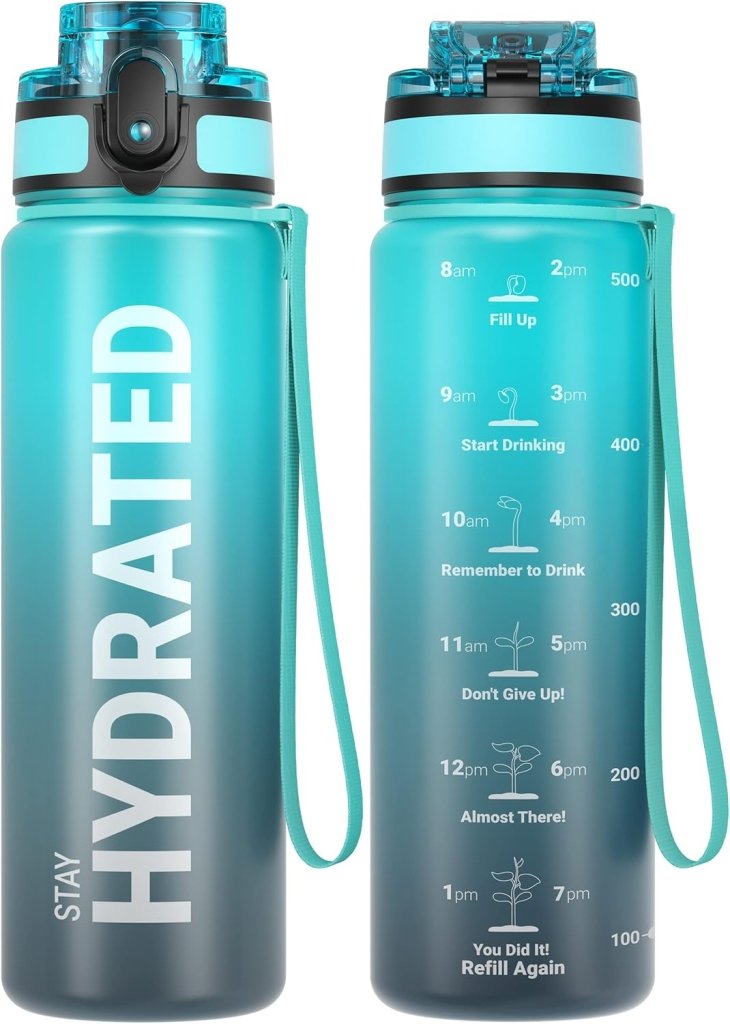 Laad afbeelding in Galerijviewer, 💧 Altijd gehydrateerd met deze BPA - vrije sportdrinkfles van 500 ml! - happygetfit.com
