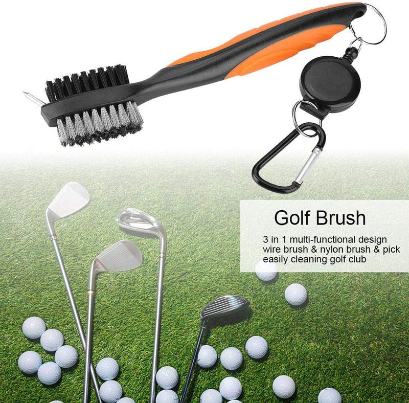 Laad afbeelding in Galerijviewer, 🧼 Altijd schone clubs = betere prestaties – met de handige golfclub borstel 🏌️ - happygetfit.com
