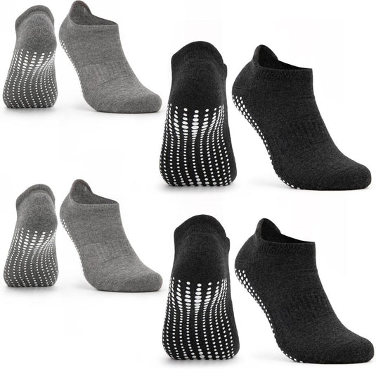 🧘 Antislip sokken voor yoga & fitness – stabiliteit, grip en comfort in elke houding ✨ - happygetfit.com