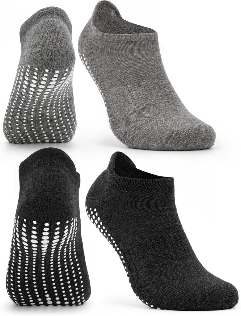 Laad afbeelding in Galerijviewer, 🧘 Antislip sokken voor yoga &amp; fitness – stabiliteit, grip en comfort in elke houding ✨ - happygetfit.com
