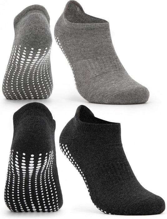 🧘 Antislip sokken voor yoga & fitness – stabiliteit, grip en comfort in elke houding ✨ - happygetfit.com