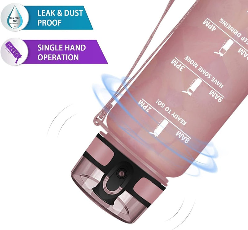 Laad afbeelding in Galerijviewer, 💧 Blijf gehydrateerd met deze BPA - vrije sportwaterfles van 1.5 liter! - happygetfit.com
