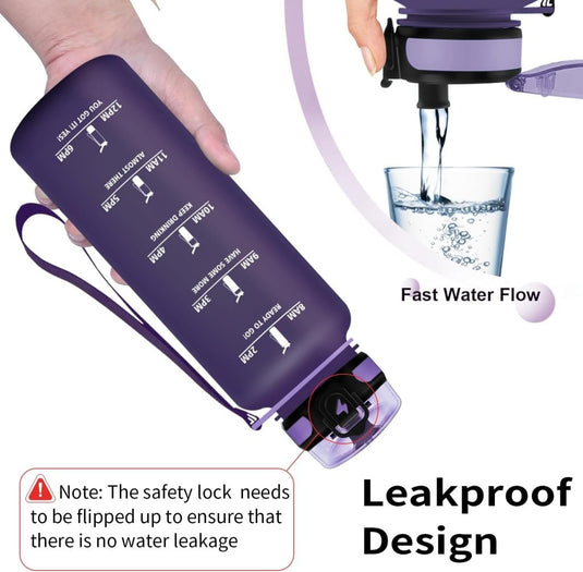💧 Blijf gehydrateerd met deze BPA - vrije sportwaterfles van 1.5 liter! - happygetfit.com