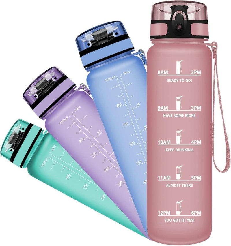 Laad afbeelding in Galerijviewer, 💧 Blijf gehydrateerd met deze BPA - vrije sportwaterfles van 1.5 liter! - happygetfit.com

