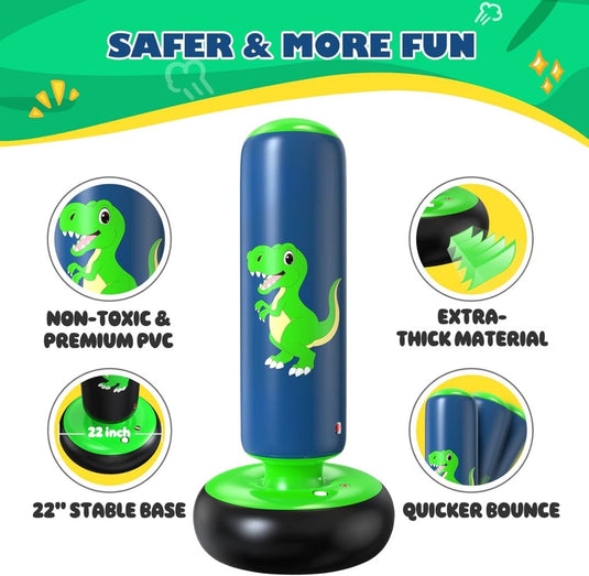 🥊 Bokszak voor kinderen – speelplezier, beweging en zelfvertrouwen in één 💥 - happygetfit.com