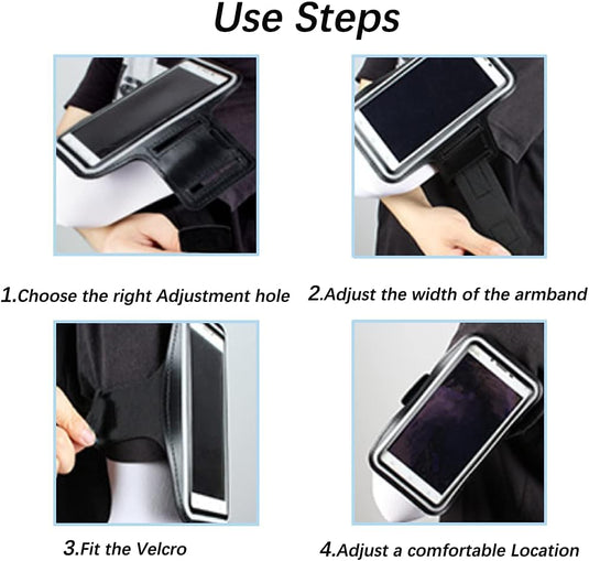 🏃‍♂️ Comfortabele sportarmband – Houd je telefoon veilig tijdens elke workout! - happygetfit.com