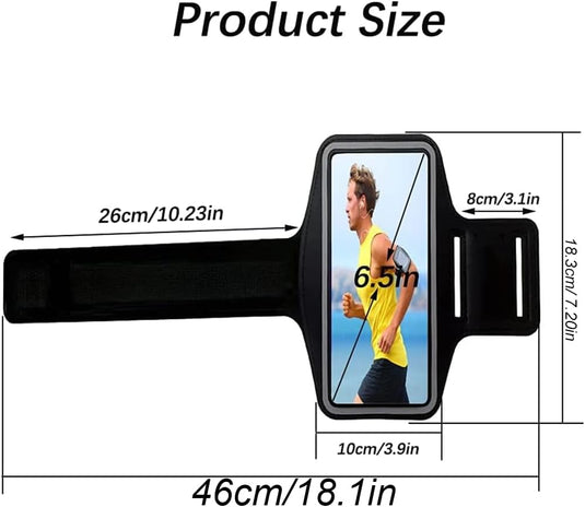 🏃‍♂️ Comfortabele sportarmband – Houd je telefoon veilig tijdens elke workout! - happygetfit.com