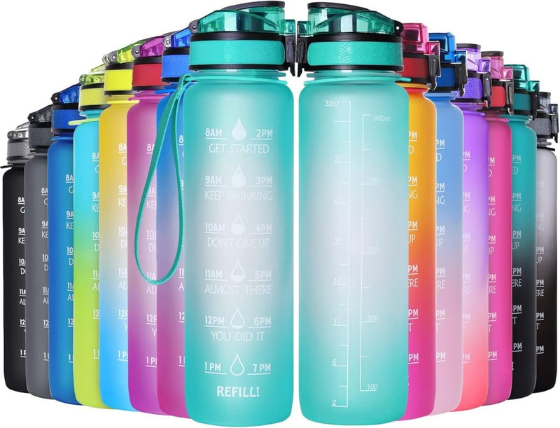 Laad afbeelding in Galerijviewer, 🚀 Jouw ultieme herbruikbare waterfles – Duurzaam, stijlvol en praktisch! - happygetfit.com
