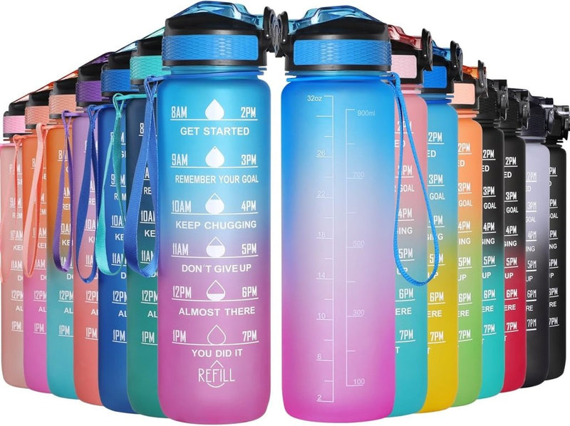 Laad afbeelding in Galerijviewer, 🚀 Jouw ultieme herbruikbare waterfles – Duurzaam, stijlvol en praktisch! - happygetfit.com
