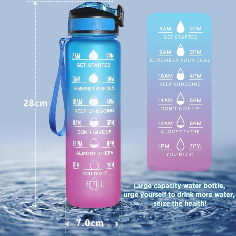 Laad afbeelding in Galerijviewer, 🚀 Jouw ultieme herbruikbare waterfles – Duurzaam, stijlvol en praktisch! - happygetfit.com
