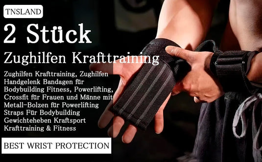 Bij het verfijnen van de polsondersteuning tijdens krachttraining gebruikt men de "Stevige lifting straps voor maximale kracht en ondersteuning", zoals aangegeven in de Duitse productbeschrijving, waarin de voordelen ervan bij verschillende krachttrainingsactiviteiten worden benadrukt.