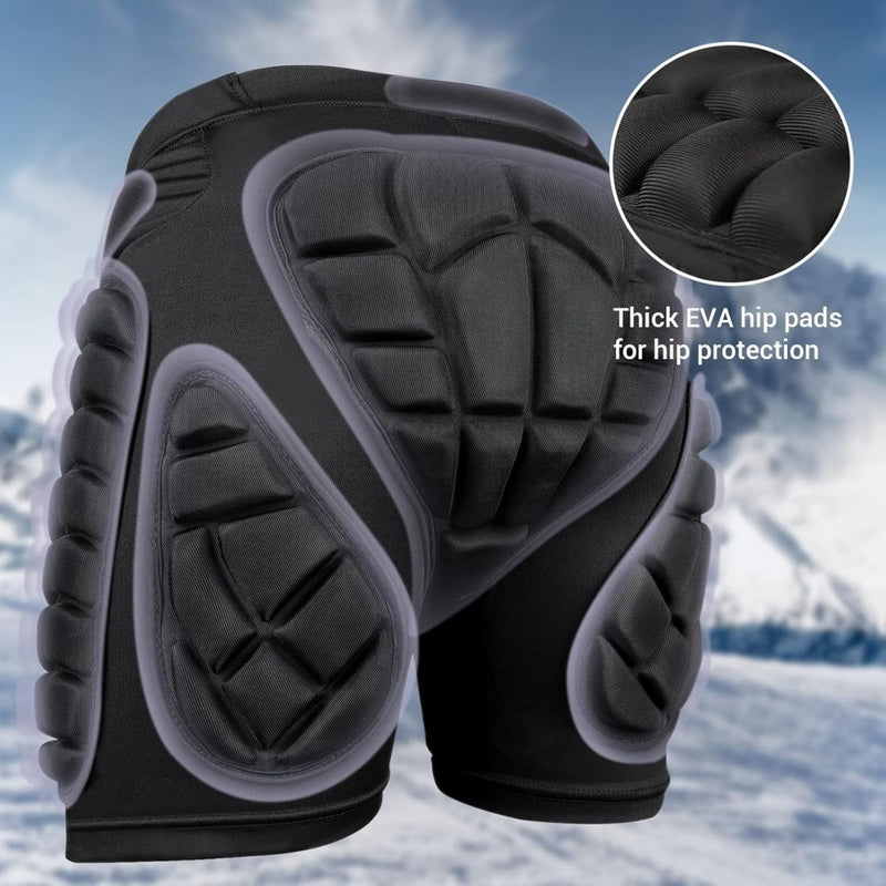 Laad afbeelding in Galerijviewer, Maximale bescherming met gewatteerde beschermende shorts voor extreme sporten - happygetfit.com
