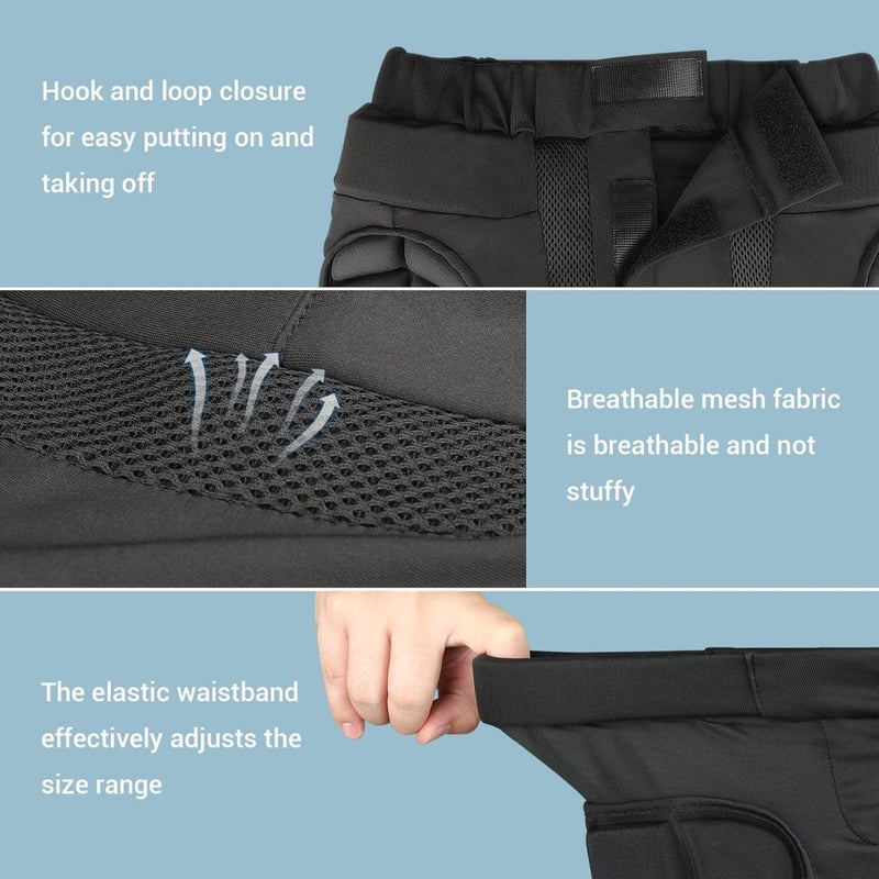 Laad afbeelding in Galerijviewer, Maximale bescherming met gewatteerde beschermende shorts voor extreme sporten - happygetfit.com
