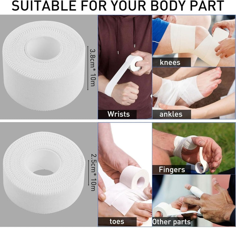 Laad afbeelding in Galerijviewer, 🏋️‍♂️ Maximale stabiliteit en bescherming met deze sporttape! - happygetfit.com
