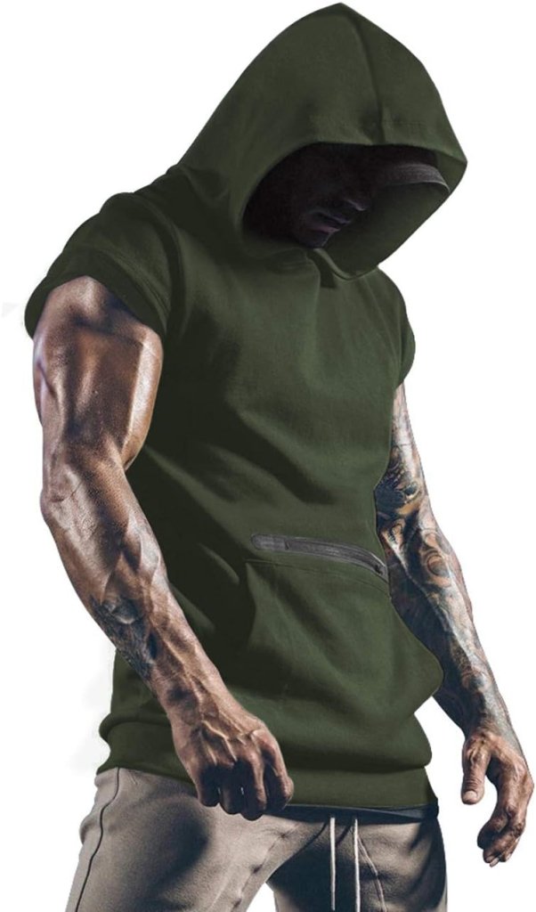 Laad afbeelding in Galerijviewer, 💪 Mouwloze hoodie die beweegt zoals jij – functioneel, stijlvol en perfect voor elke workout 💥 - happygetfit.com
