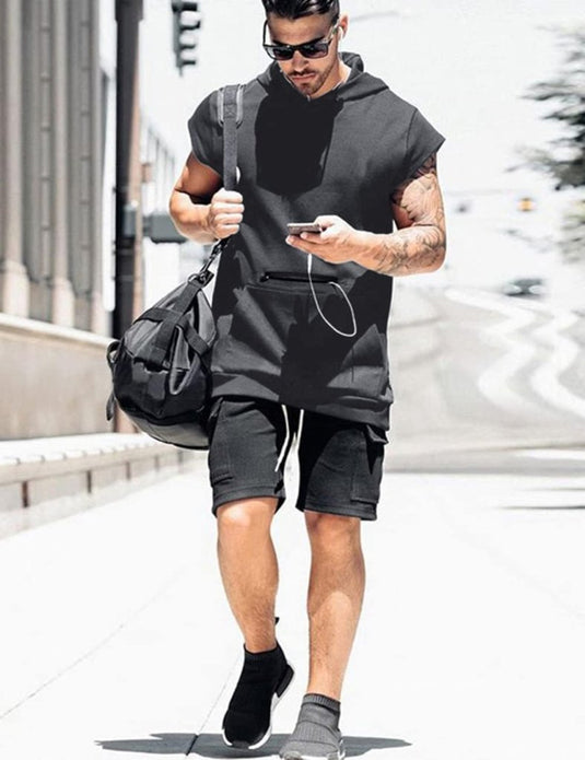 💪 Mouwloze hoodie die beweegt zoals jij – functioneel, stijlvol en perfect voor elke workout 💥 - happygetfit.com