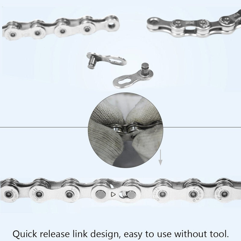 Laad afbeelding in Galerijviewer, 🔗 Nooit meer stilstaan dankzij deze stevige missing links voor je fietsketting 🚴 - happygetfit.com
