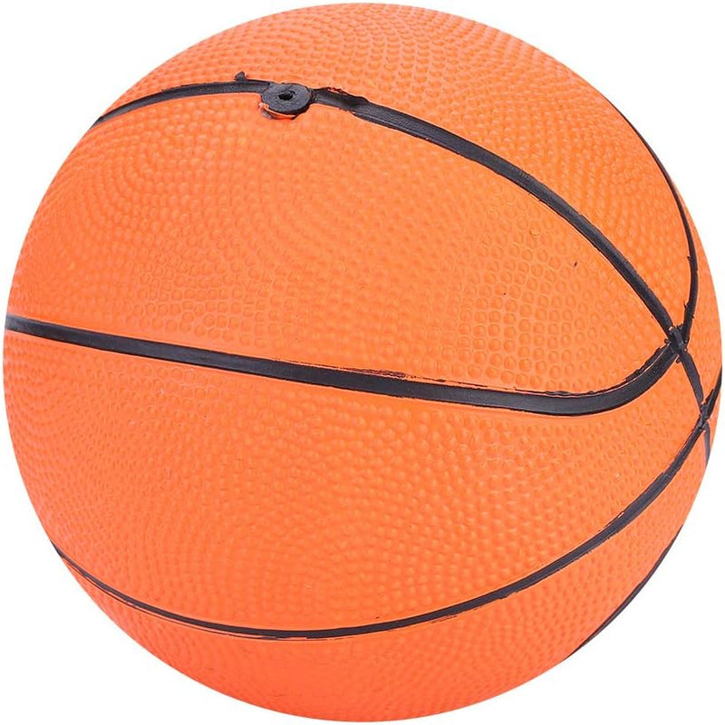 Laad afbeelding in Galerijviewer, De &quot;🏀 Perfecte mini-basketbal voor jonge spelers!&quot; is gemaakt van duurzaam rubber en laat de levendige oranje textuur en opvallende zwarte lijnen goed uitkomen tegen een smetteloos witte achtergrond.
