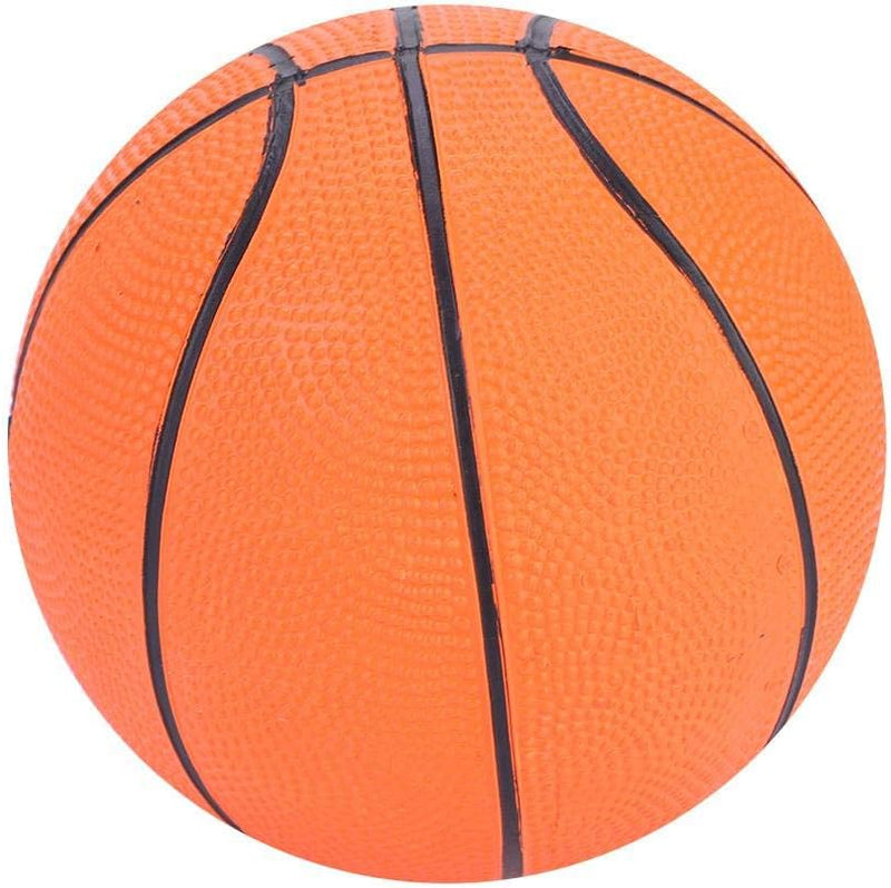 Laad afbeelding in Galerijviewer, De 🏀 Perfecte mini-basketbal voor jonge spelers is oranje met zwarte lijnen, gemaakt van duurzaam rubber en heeft een getextureerd oppervlak.
