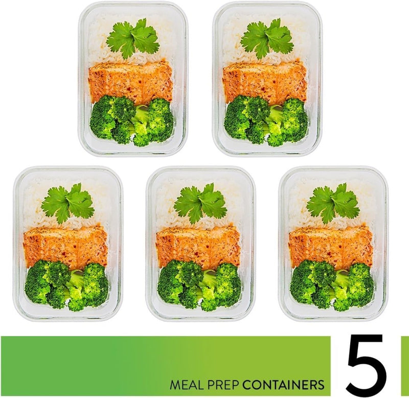 Laad afbeelding in Galerijviewer, 🥗 Slim voorbereiden, vers bewaren – met deze glazen vershoudbakjes 🥗 - happygetfit.com
