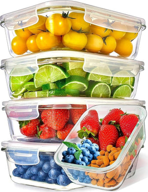 🥗 Slim voorbereiden, vers bewaren – met deze glazen vershoudbakjes 🥗 - happygetfit.com