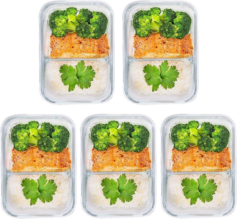 Laad afbeelding in Galerijviewer, 🥗 Slim voorbereiden, vers bewaren – met deze glazen vershoudbakjes 🥗 - happygetfit.com
