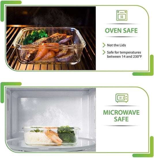 🥗 Slim voorbereiden, vers bewaren – met deze glazen vershoudbakjes 🥗 - happygetfit.com