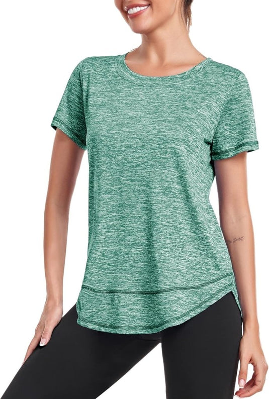 💪 Sportief T-shirt voor dames – comfort, stijl en bewegingsvrijheid in één - happygetfit.com