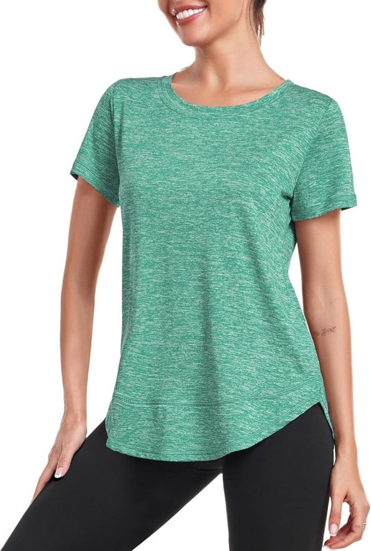 💪 Sportief T-shirt voor dames – comfort, stijl en bewegingsvrijheid in één - happygetfit.com