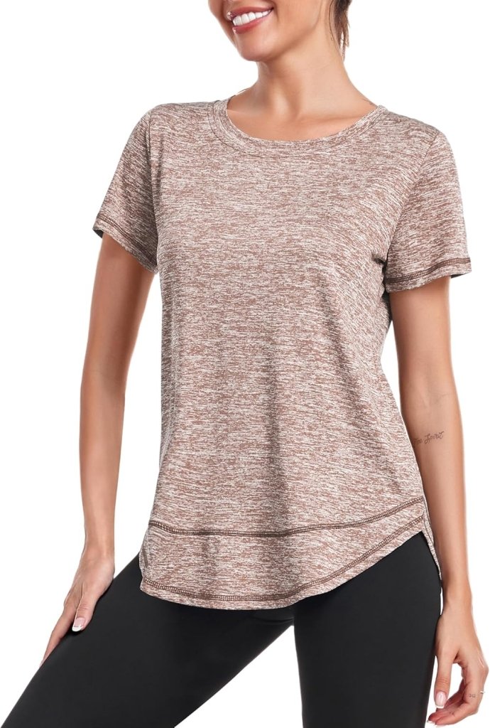 Laad afbeelding in Galerijviewer, 💪 Sportief T-shirt voor dames – comfort, stijl en bewegingsvrijheid in één - happygetfit.com
