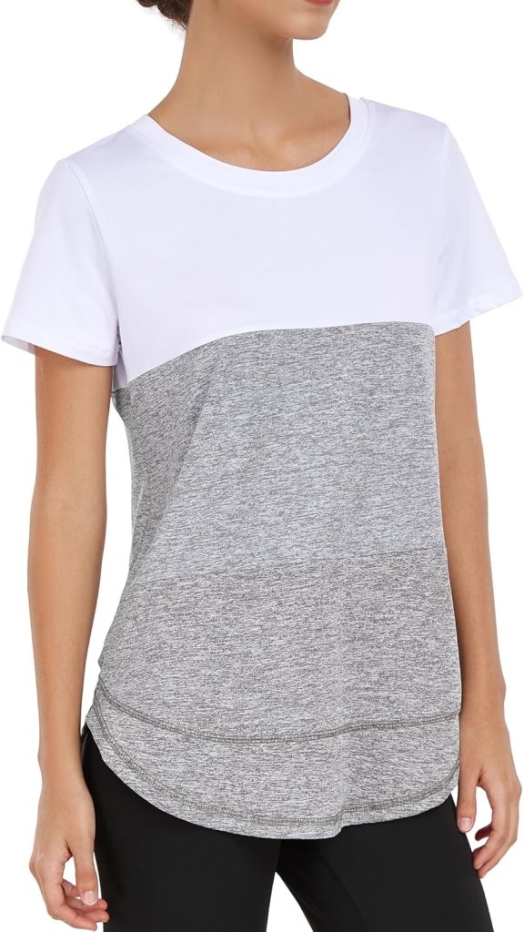 Laad afbeelding in Galerijviewer, 💪 Sportief T-shirt voor dames – comfort, stijl en bewegingsvrijheid in één - happygetfit.com
