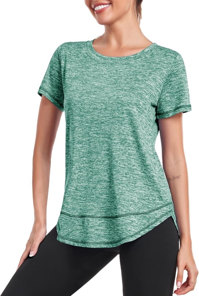 Laad afbeelding in Galerijviewer, 💪 Sportief T-shirt voor dames – comfort, stijl en bewegingsvrijheid in één - happygetfit.com
