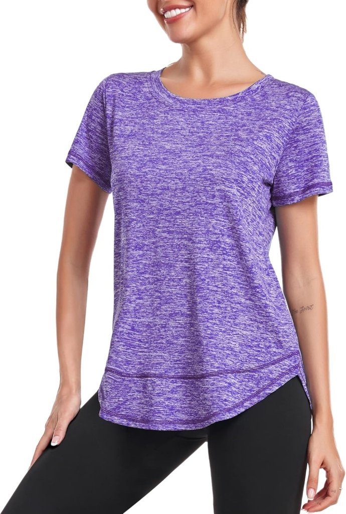 Laad afbeelding in Galerijviewer, 💪 Sportief T-shirt voor dames – comfort, stijl en bewegingsvrijheid in één - happygetfit.com
