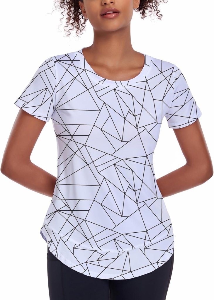 Laad afbeelding in Galerijviewer, 💪 Sportief T-shirt voor dames – comfort, stijl en bewegingsvrijheid in één - happygetfit.com
