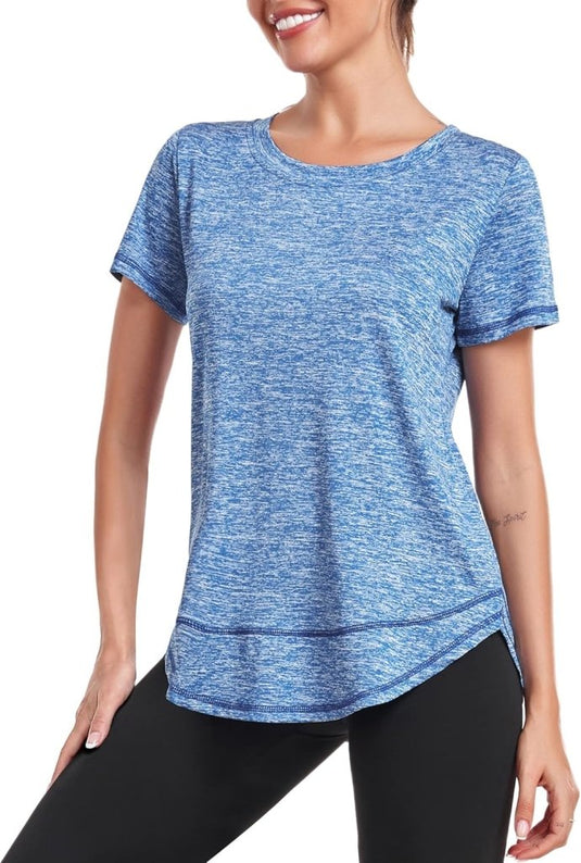 💪 Sportief T-shirt voor dames – comfort, stijl en bewegingsvrijheid in één - happygetfit.com