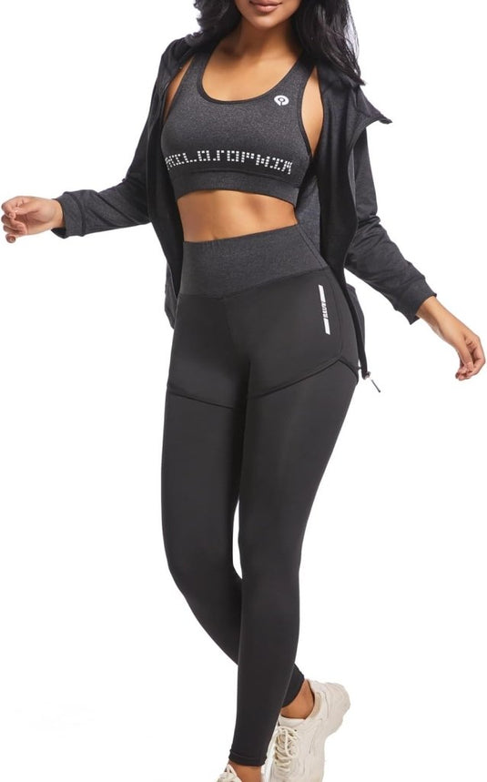 🔥 Trainingspak voor dames – complete 5 - delige set voor elke workout, elk seizoen 💪 - happygetfit.com
