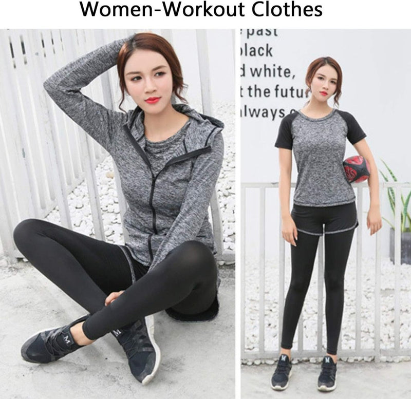 Laad afbeelding in Galerijviewer, 🔥 Trainingspak voor dames – complete 5 - delige set voor elke workout, elk seizoen 💪 - happygetfit.com
