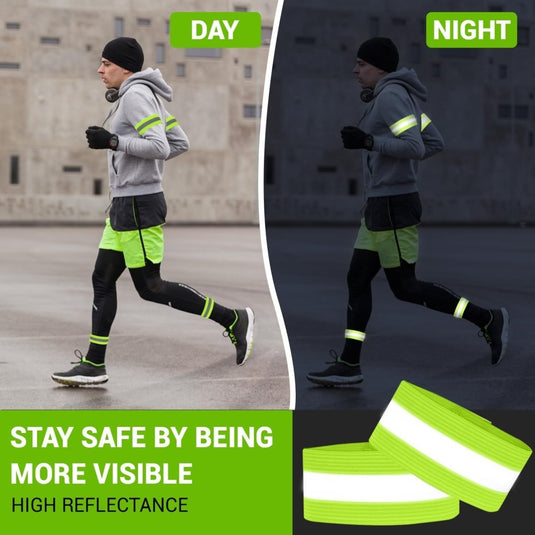 🏃‍♂️ Wees zichtbaar en veilig met deze reflecterende armbanden! - happygetfit.com