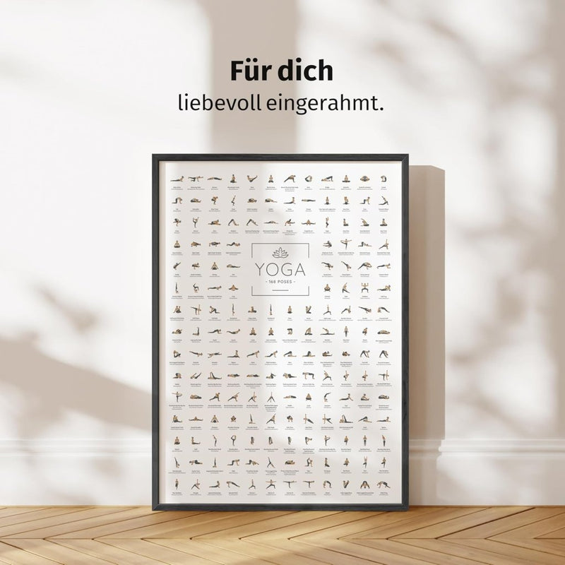 Laad afbeelding in Galerijviewer, 🧘‍♀️ Yoga poster – 168 houdingen voor inspiratie, focus en dagelijkse flow 🌿 - happygetfit.com
