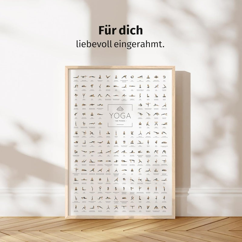 Laad afbeelding in Galerijviewer, 🧘‍♀️ Yoga poster – 168 houdingen voor inspiratie, focus en dagelijkse flow 🌿 - happygetfit.com
