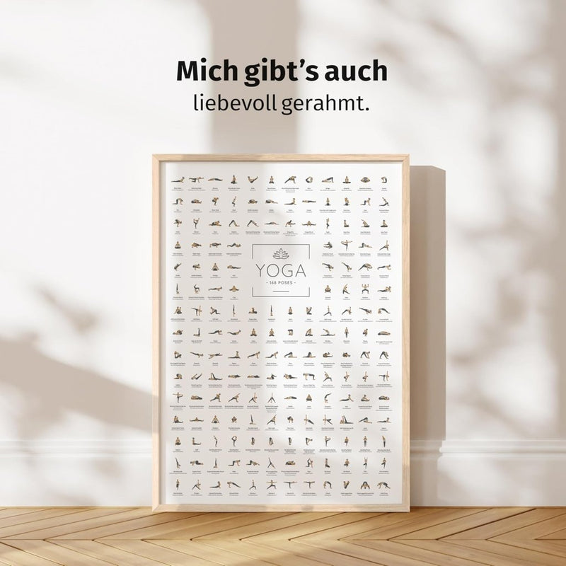 Laad afbeelding in Galerijviewer, 🧘‍♀️ Yoga poster – 168 houdingen voor inspiratie, focus en dagelijkse flow 🌿 - happygetfit.com
