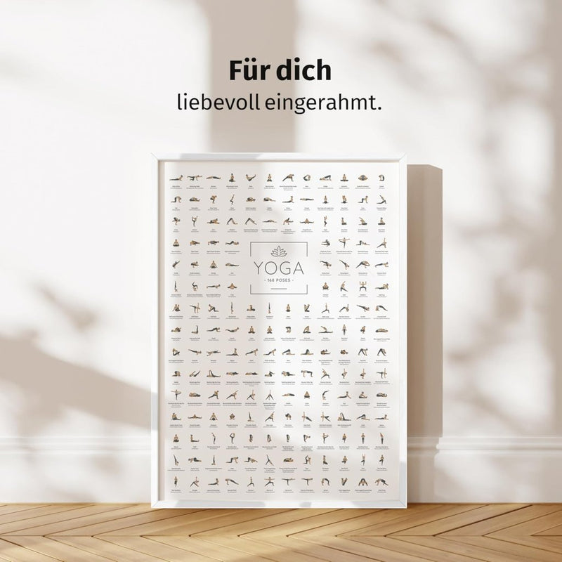 Laad afbeelding in Galerijviewer, 🧘‍♀️ Yoga poster – 168 houdingen voor inspiratie, focus en dagelijkse flow 🌿 - happygetfit.com
