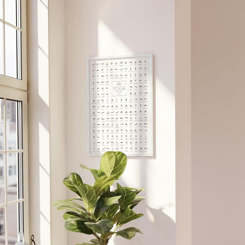 Laad afbeelding in Galerijviewer, 🧘‍♀️ Yoga poster – 168 houdingen voor inspiratie, focus en dagelijkse flow 🌿 - happygetfit.com
