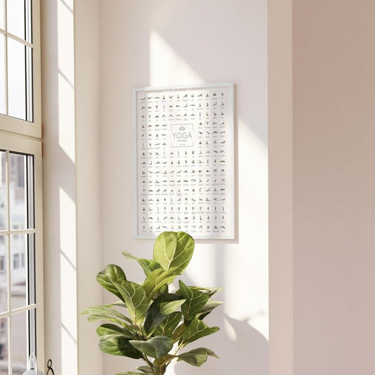 🧘‍♀️ Yoga poster – 168 houdingen voor inspiratie, focus en dagelijkse flow 🌿 - happygetfit.com