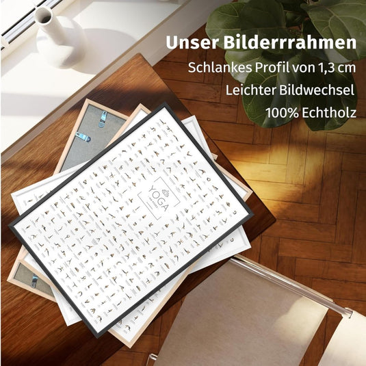 🧘‍♀️ Yoga poster – 168 houdingen voor inspiratie, focus en dagelijkse flow 🌿 - happygetfit.com