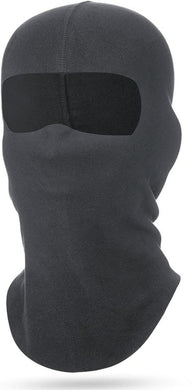 Blijf warm en comfortabel met deze donkergrijze bivakmuts. Met een naadloos ontwerp is het ideale outdooraccessoire winddicht en biedt maximale bescherming voor het hele hoofd, namens de ogen.