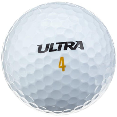 Een witte golfbal met 